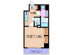 パークフラッツ野田阪神駅前の物件間取画像